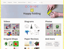 Tablet Screenshot of happyfolding.com
